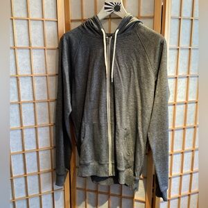 UO BDG Black/Noir Full Zip Hoodie Men's Size Large